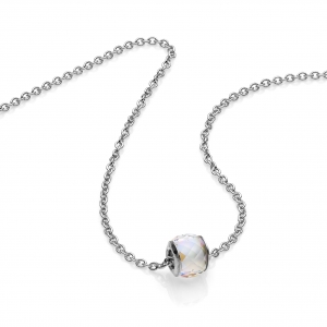 Collana in Argento con cristallo